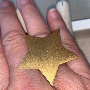 Lale Star Ring Adjustable Size 6-8
24k Gold Brush